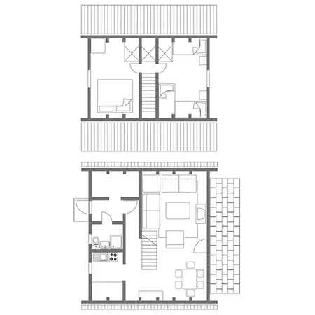 בית נופש Ferienwohnpark Nurdachhaus Typ 8 Ndt 012